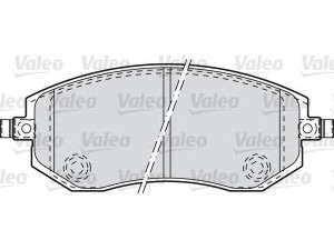 VALEO 598853 stabdžių trinkelių rinkinys, diskinis stabdys 
 Techninės priežiūros dalys -> Papildomas remontas
26296 AG040, 26296 FE081, 26296 FG010