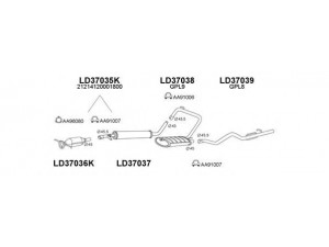 VENEPORTE 370019 išmetimo sistema