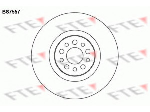 FTE BS7557 stabdžių diskas 
 Stabdžių sistema -> Diskinis stabdys -> Stabdžių diskas
4246Z7, 1489738080, 9464640587