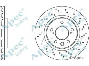 APEC braking DSK2962 stabdžių diskas
424310W030