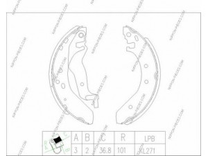 NPS H350A15 stabdžių trinkelių komplektas 
 Techninės priežiūros dalys -> Papildomas remontas
04431-S74-E00, 04431-ST3-E00, 04431S74E50