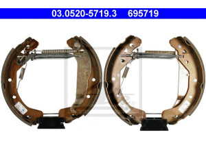 ATE 03.0520-5719.3 stabdžių trinkelių komplektas 
 Techninės priežiūros dalys -> Papildomas remontas