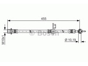 BOSCH 1 987 481 494 stabdžių žarnelė 
 Stabdžių sistema -> Stabdžių žarnelės
90947 02J38, 90947 02K02