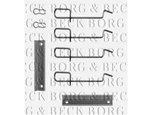 BORG & BECK BBK1122 priedų komplektas, diskinių stabdžių trinkelės 
 Stabdžių sistema -> Diskinis stabdys -> Stabdžių dalys/priedai