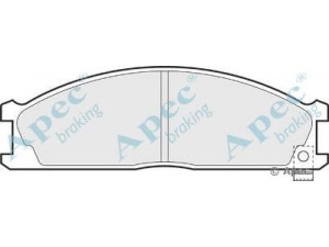 APEC braking PAD605 stabdžių trinkelių rinkinys, diskinis stabdys 
 Techninės priežiūros dalys -> Papildomas remontas
41060-23C91, 4106023C90, 4106023C91