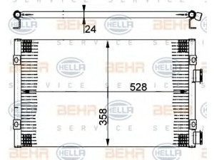 HELLA 8FC 351 302-241 kondensatorius, oro kondicionierius 
 Oro kondicionavimas -> Kondensatorius
50 935 98A A