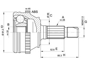 OPEN PARTS CVJ5089.10 jungčių komplektas, kardaninis velenas 
 Ratų pavara -> Sujungimai/komplektas
BAU4414, BAU5439, BAU5440, BAU5645