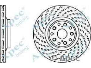 APEC braking DSK2827 stabdžių diskas 
 Dviratė transporto priemonės -> Stabdžių sistema -> Stabdžių diskai / priedai
4351650010