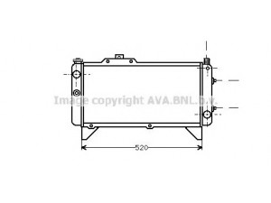 AVA QUALITY COOLING SI2042 radiatorius, variklio aušinimas 
 Aušinimo sistema -> Radiatorius/alyvos aušintuvas -> Radiatorius/dalys
1300D5, 1300Q2, 97517167