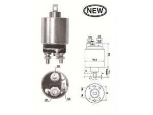 MAGNETI MARELLI 940113050551 solenoidinis jungiklis, starteris