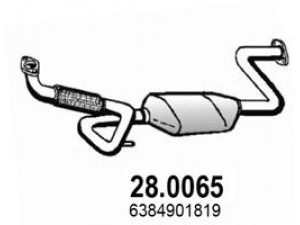 ASSO 28.0065 katalizatoriaus keitiklis 
 Išmetimo sistema -> Katalizatoriaus keitiklis
6384901819