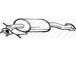 BOSAL 171-391 vidurinis duslintuvas 
 Išmetimo sistema -> Duslintuvas
RF39-40-300B, RF39-40-300C