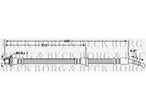 BORG & BECK BBH7231 stabdžių žarnelė 
 Stabdžių sistema -> Stabdžių žarnelės
9008094A68