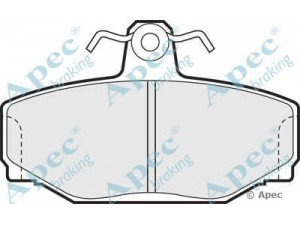 APEC braking PAD644 stabdžių trinkelių rinkinys, diskinis stabdys 
 Techninės priežiūros dalys -> Papildomas remontas
272291
