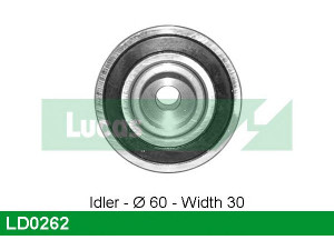 LUCAS ENGINE DRIVE LD0262 įtempiklio skriemulys, paskirstymo diržas