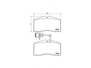 BREMBO P 85 053 stabdžių trinkelių rinkinys, diskinis stabdys 
 Techninės priežiūros dalys -> Papildomas remontas
4D0698151L, 4D0698151Q, 4D0698151Q