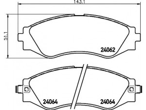 HELLA PAGID 8DB 355 010-951 stabdžių trinkelių rinkinys, diskinis stabdys 
 Techninės priežiūros dalys -> Papildomas remontas
96245178, 96253367, 96253382, 96253383
