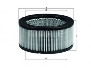 KNECHT LX 213 oro filtras 
 Filtrai -> Oro filtras
0405968, 0405969, 0425447, 11405969