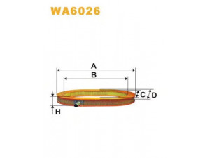 WIX FILTERS WA6026 oro filtras 
 Filtrai -> Oro filtras
0010946904, PC265, PC830