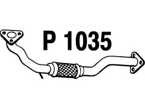 FENNO P1035 išleidimo kolektorius 
 Išmetimo sistema -> Išmetimo vamzdžiai
51763275