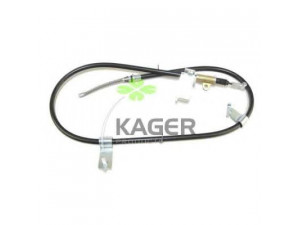 KAGER 19-0830 trosas, stovėjimo stabdys 
 Stabdžių sistema -> Valdymo svirtys/trosai
365314F100