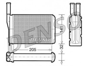 DENSO DRR23010 šilumokaitis, salono šildymas 
 Šildymas / vėdinimas -> Šilumokaitis
7701027040, 7701027078