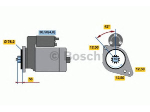 BOSCH 0 986 020 250 starteris 
 Elektros įranga -> Starterio sistema -> Starteris
02Z 911 023 F, 02Z 911 023 H, 02Z 911 023 F