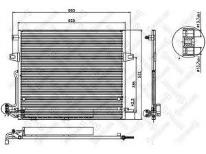 STELLOX 10-45582-SX kondensatorius, oro kondicionierius 
 Oro kondicionavimas -> Kondensatorius
1645000054, A1645000054