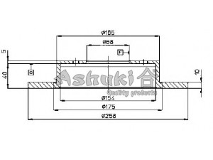 ASHUKI N013-78 stabdžių diskas 
 Stabdžių sistema -> Diskinis stabdys -> Stabdžių diskas
0 986 478 564/BOSCH, 08.5443.10/BREMBO