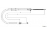 CABOR 11.6573 trosas, stovėjimo stabdys 
 Stabdžių sistema -> Valdymo svirtys/trosai
8200298383, 8200673254