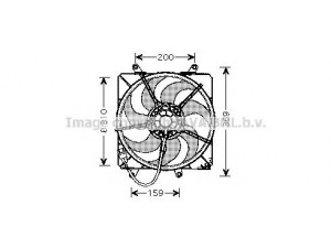 AVA QUALITY COOLING TO7506 ventiliatorius, radiatoriaus 
 Aušinimo sistema -> Oro aušinimas
1636102080, 1636302070, 1671102060