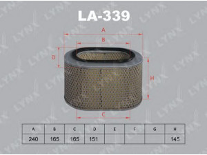 LYNXauto LA-339 oro filtras 
 Techninės priežiūros dalys -> Techninės priežiūros intervalai
MD603384, MZ311785, XD603384, AY120-MT002