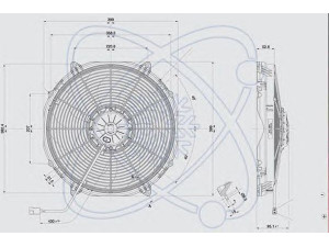 ELECTRO AUTO 32G0005 ventiliatorius, radiatoriaus
