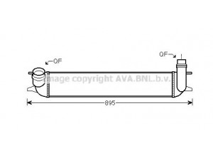 AVA QUALITY COOLING RTA4462 tarpinis suslėgto oro aušintuvas, kompresorius 
 Variklis -> Oro tiekimas -> Įkrovos agregatas (turbo/superįkrova) -> Tarpinis suslėgto oro aušintuvas
144610001N