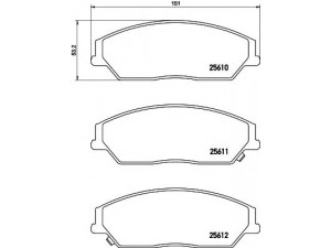 HELLA 8DB 355 020-741 stabdžių trinkelių rinkinys, diskinis stabdys 
 Techninės priežiūros dalys -> Papildomas remontas
0446506090