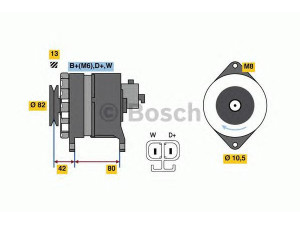BOSCH 0 986 049 730 kintamosios srovės generatorius 
 Elektros įranga -> Kint. sr. generatorius/dalys -> Kintamosios srovės generatorius
23100 69T10, 23100 69T20