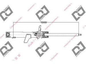 DJ PARTS DS1666GS amortizatorius 
 Pakaba -> Amortizatorius
1121964, 1130113, 1132366, 1220625