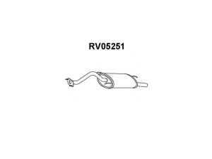 VENEPORTE RV05251 galinis duslintuvas 
 Išmetimo sistema -> Duslintuvas
GEX33759, WCG103440, WCG103441