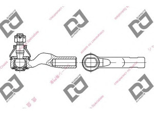 DJ PARTS DE1287 skersinės vairo trauklės galas 
 Vairavimas -> Vairo mechanizmo sujungimai
45046-29285, 4504629285