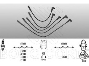 BOUGICORD 7299 uždegimo laido komplektas 
 Kibirkšties / kaitinamasis uždegimas -> Uždegimo laidai/jungtys
1612400, 1612400
