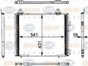 HELLA 8FC 351 317-741 kondensatorius, oro kondicionierius 
 Oro kondicionavimas -> Kondensatorius
AWR5796