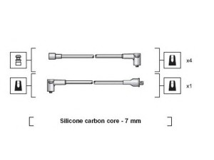MAGNETI MARELLI 941318111021 uždegimo laido komplektas 
 Kibirkšties / kaitinamasis uždegimas -> Uždegimo laidai/jungtys