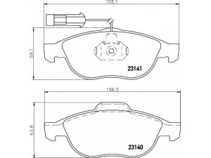 HELLA PAGID 8DB 355 008-421 stabdžių trinkelių rinkinys, diskinis stabdys 
 Techninės priežiūros dalys -> Papildomas remontas
71713144, 9947936, 9948335, 9948337