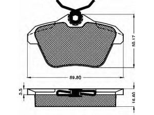 BSF 10515 stabdžių trinkelių rinkinys, diskinis stabdys 
 Techninės priežiūros dalys -> Papildomas remontas
71712910, 9945775, 9946568, 9948577