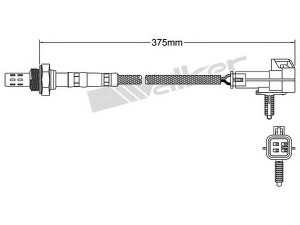 WALKER PRODUCTS 250-24018 lambda jutiklis 
 Išmetimo sistema -> Jutiklis/zondas
8 55 391, 12 573 936