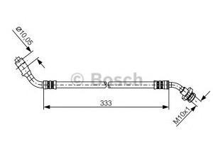 BOSCH 1 987 481 229 stabdžių žarnelė 
 Stabdžių sistema -> Stabdžių žarnelės
46211 0F010, 46211 31G11