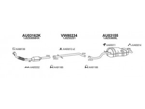 VENEPORTE 030021 išmetimo sistema 
 Išmetimo sistema -> Išmetimo sistema, visa