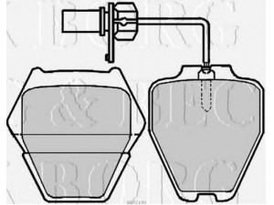BORG & BECK BBP2199 stabdžių trinkelių rinkinys, diskinis stabdys 
 Techninės priežiūros dalys -> Papildomas remontas
3D0698151B, 4B0698151S, 4B3698151B