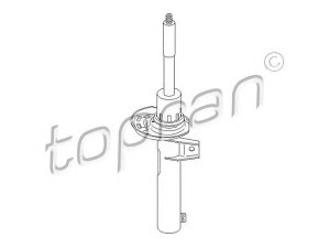 TOPRAN 110 158 amortizatorius 
 Pakaba -> Amortizatorius
1T0 413 031AS, 1T0 413 031BP