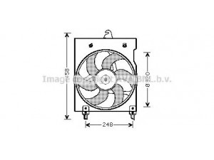 AVA QUALITY COOLING CN7524 ventiliatorius, radiatoriaus 
 Aušinimo sistema -> Oro aušinimas
125450, 125470, 95669011, 96006980